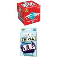 Cheatwell Games Quiz Cube Quick Quiz And Top Trivia 2000's Bundle