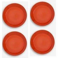 Colour Me Happy Set of 4 Side Plate 20.5cm Orange