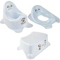Keeeper Minnie And Mickey Mouse Blue Baby Potty toilet Seat & Step Stool