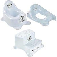 Keeeper Minnie And Mickey Mouse Blue Baby Potty toilet Seat & Double Step Stool