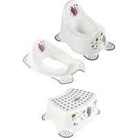 Keeeper Funny Zoo White Baby Potty toilet Seat & Step Stool