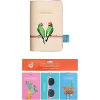Emily Brooks Passport Case & Set of 3 Luggage Tags