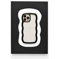 Curvy Black iPhone 13 Case & Feel the Love Phone Strap