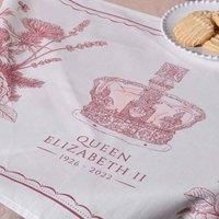 The Queen's Commemorative Tea Towel & Royal Family Tea Towel